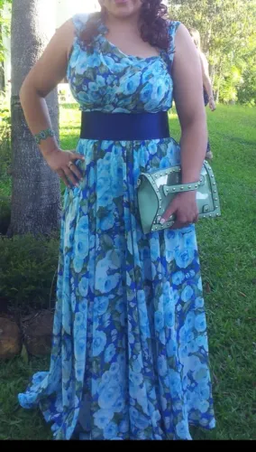 Vestido de festa Floral GG