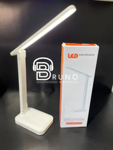 Luminária de mesa dobrável LED - Iluminação moderna e prática