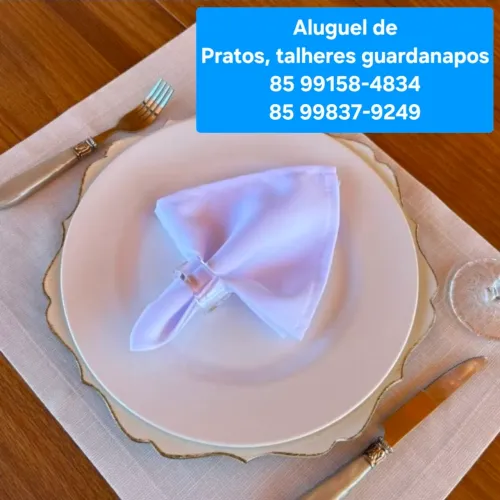 Aluguel de pratos