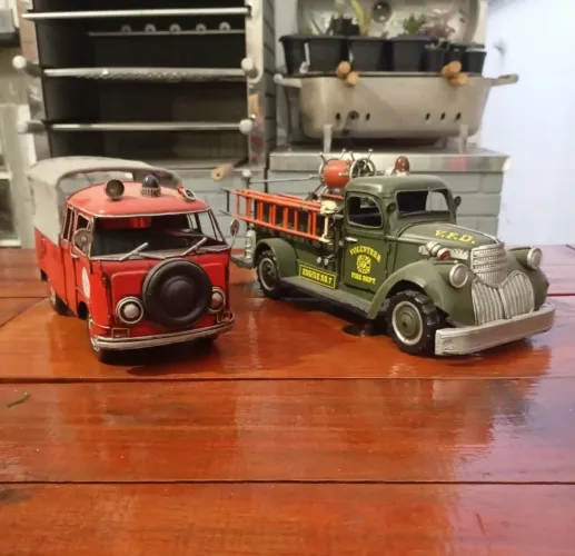 Coleção Bombeiros Estilo Hand Made para Decoração