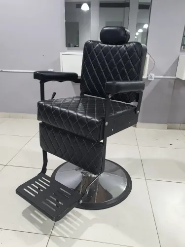 Cadeira reclinável com braços articulados barbearia