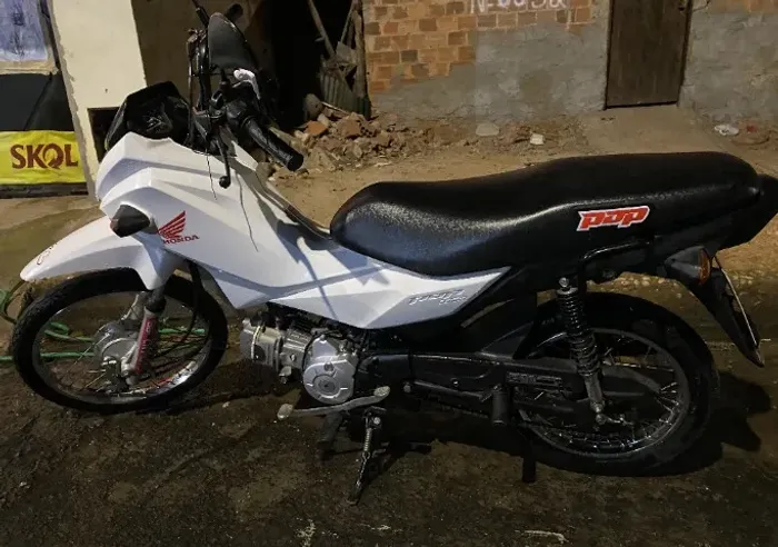 Honda POP 110i 2023 Branca - Zerada, em dias e pronta pra rodar!