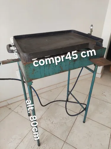 CHAPA DE FERRO, PICANHEIRA A GÁS