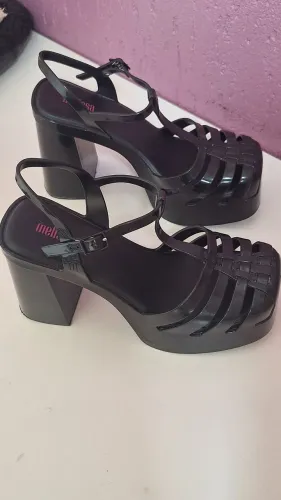Sandália Melissa Preta Tamanho 36