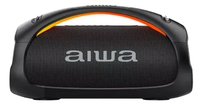 Caixa de Som Boombox Aiwa Ipx6 Tws 110w Bluetooth Cor Preta