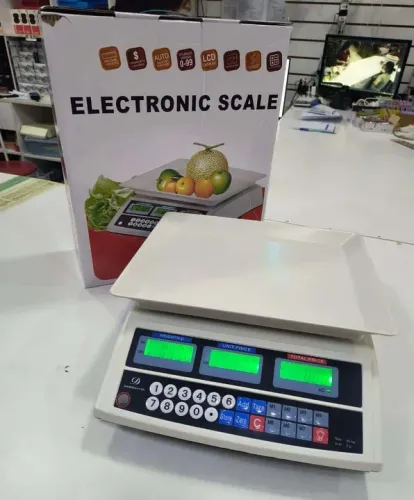 Balança Digital Eletrônica Comercial Display Duplo Bivolt 110/220v Pesa de 200g até 30kg