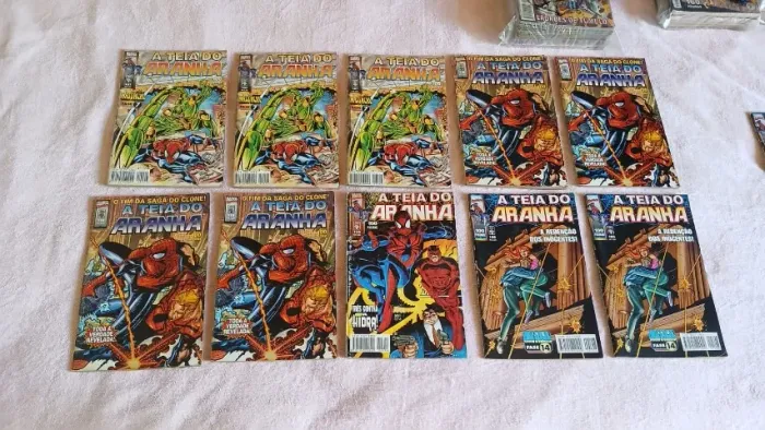 teia do aranha - diversos gibis a sua escolha - formatinhos coloridos - anos 90 raridades