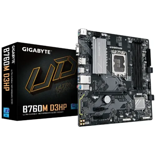 Placa Mae Gigabyte B760M D3HP LGA1700 DDR5 M-ATX