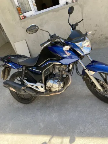 Moto CG FAN 160 2020 Preta/Azul