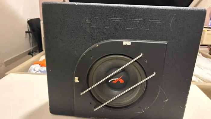 Caixa selada active blue slim Hynor subwoofer 