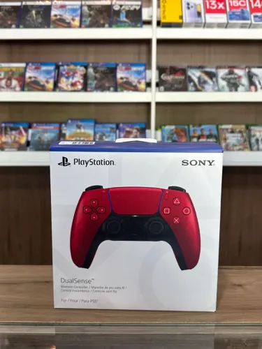 Controle Dualsense PS5 Volcanic Red - Parcelamento sem Juros, Loja Física