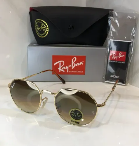 Óculos de sol Ray-Ban Hexagonal Brown r7 ( Entrega Imediata )