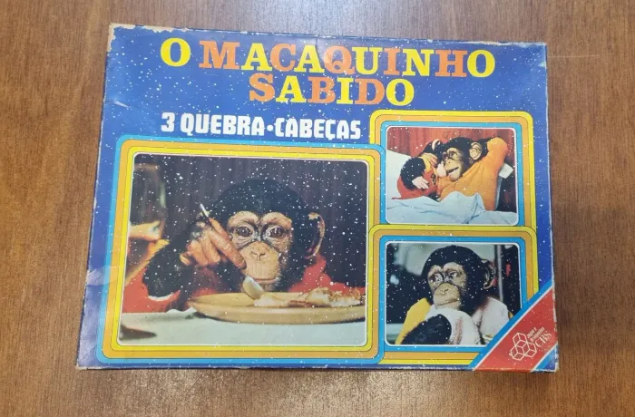 Antigo Brinquedo Anos80 - Quebra-Cabeça O Macaquinho Sabido
