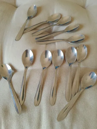 Kit de 12 colheres de cafezinho marca Brinox