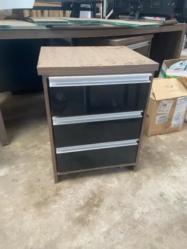 Armário de 3 gavetas para comércio