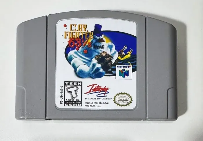 Jogo Nintendo 64 Clay Fighter 63 1/3