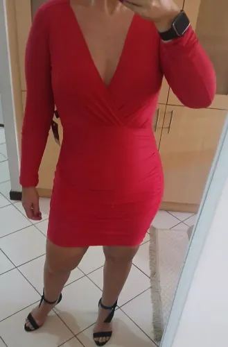 Lindo vestido vermelho
