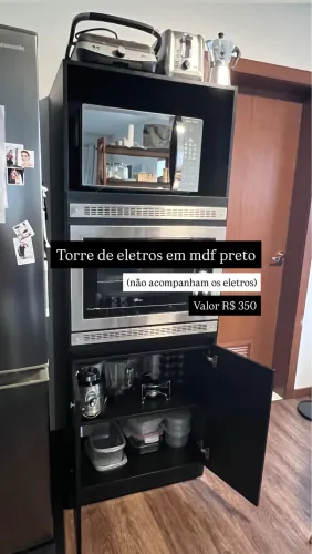 TORRE DE ELETROS - 1,87x0,70 m - Nicho micro + nicho forno embutido - Itajaí/SC