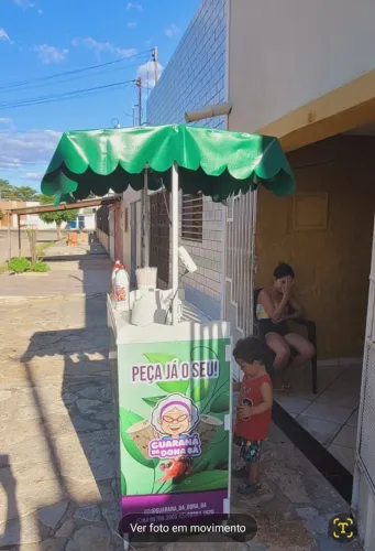 vende se barraca de guaraná no ponto para trabalhar!
