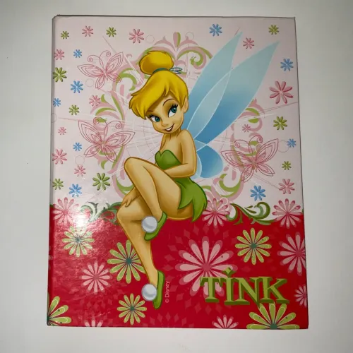 Fichário Vintage Sininho Fadas Disney Grafons