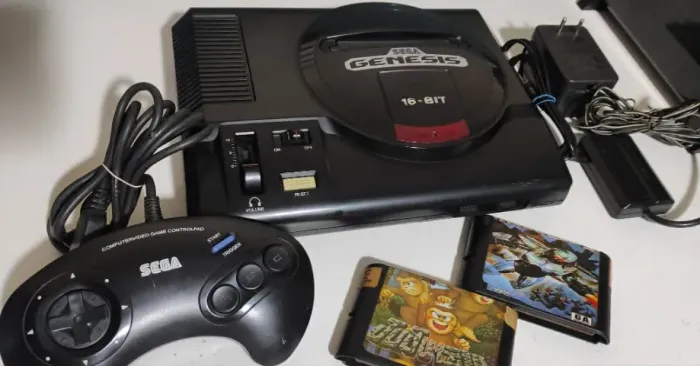 Mega Drive completo +2 jogos