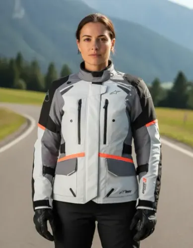 Jaqueta Alpinestars Feminina Premium 100% impermeável e c/ forro térmico removível