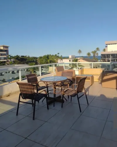 Cobertura Duplex 2 suítes - vista panorâmica da praia