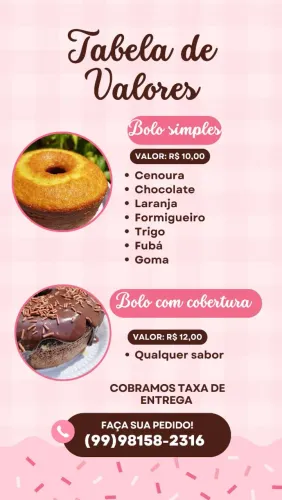 Bolos Caseiros 
