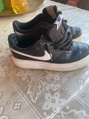 tênis nike court vision alta preto 38