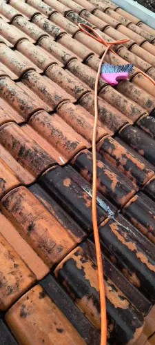 Lavagem e pintura de telhado 