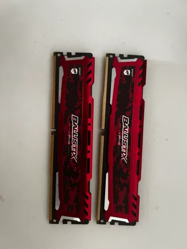 Memória ram ddr4 2x4gb 2400mhz