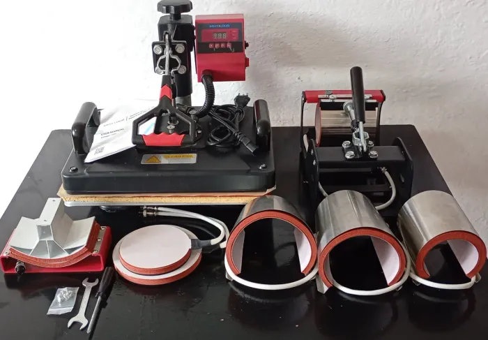 Prensa Térmica Mecolour 8 em 1 para Sublimação - 110V/127V