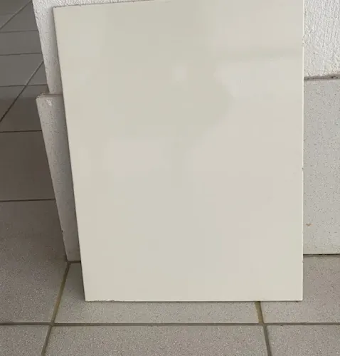 Revestimento polido INCEPA 0,33cm X 0,44cm, cor marfim - 19m2