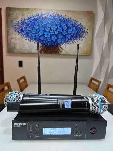 MICROFONE SHURE GLXD4R+ DUPLO