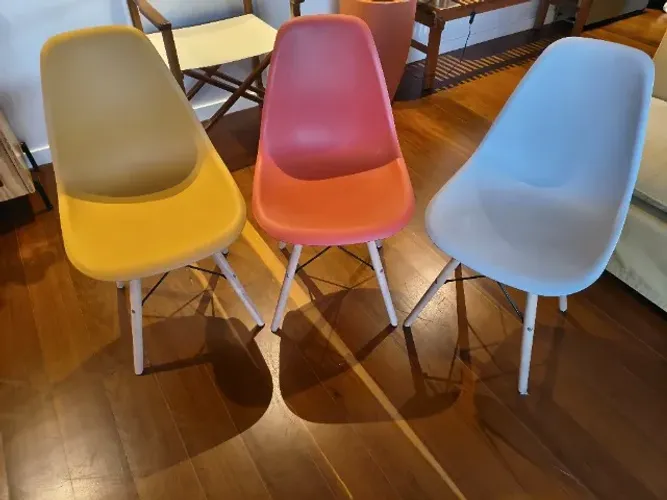 3 Cadeiras de jantar Easy Wood TOK&STOK