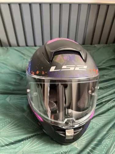 Capacete LS2 Vector Evo feminino, tamanho M (57-58), Original, Nunca Usado.