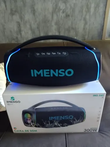 Caixa de Som Bluetooth IMENSO IMS-X41A - 300W Extra Bass (IPX5)