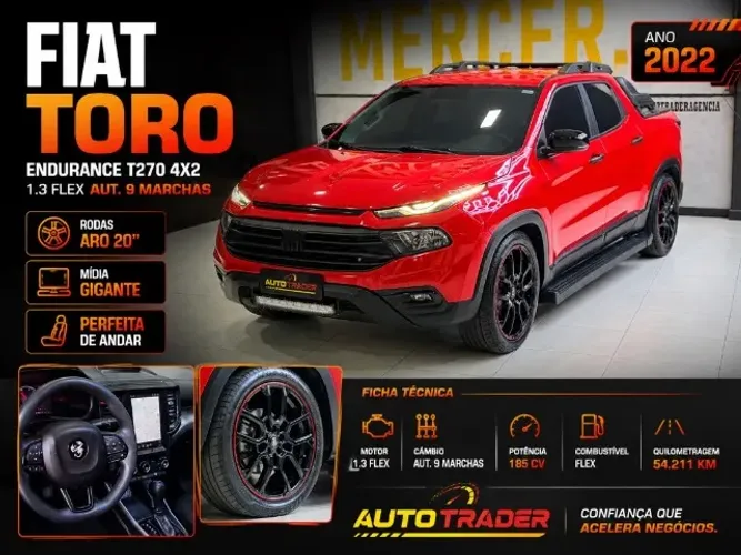 Fiat Toro Endurance 1.3 T270 4X2 Flex AUT 2022
