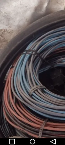 2 rolo de fios alumínio 64mt