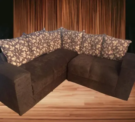 sofa canto belo florido