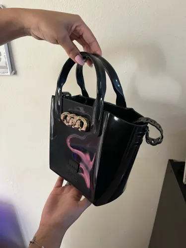 Bolsa Melissa Trust Bag + Camila Coutinho Preta (Original e em Ótimo Estado)