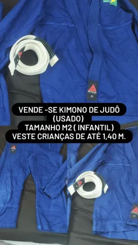 Kimono infantil judô tamanho M2
