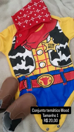 Fantasia Woody _ Bebê 1 ano