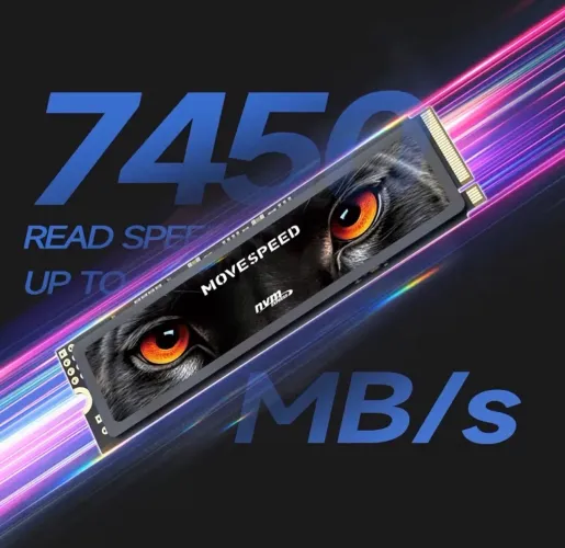 SSD NVMe Movespeed 1TB Gen4 x4 em excelente estado.