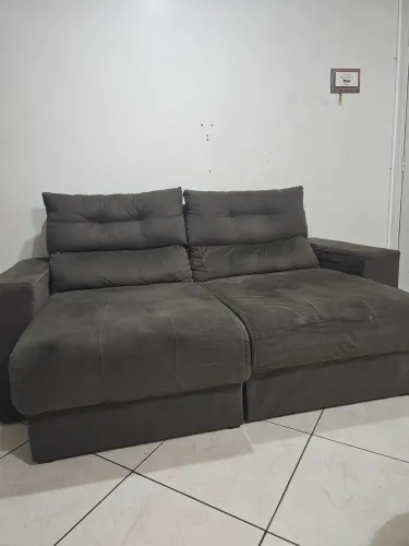 Sofa 3 Lugares Cama Inbox Clean com Assento Retratil e 190 cm de Largura