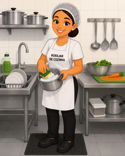 Auxiliar de cozinha(diarias)