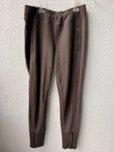 Calça Old Navy Active, moletom marrom, estilo jogger, feminina