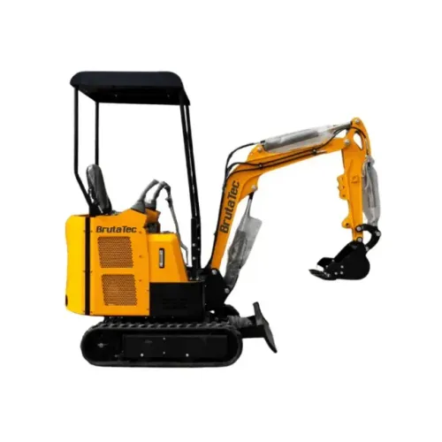 Mini Escavadeira BR15GS Gasolina com Braço Articulado Brutatec Nova SP
