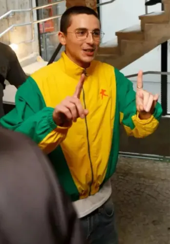 Jaqueta Marty Supreme Nahmias Thimothée Chalamet exclusiva pop up Brasil etiqueta XL