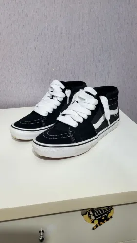 Tênis Sk8-Hi Black White 44/45 